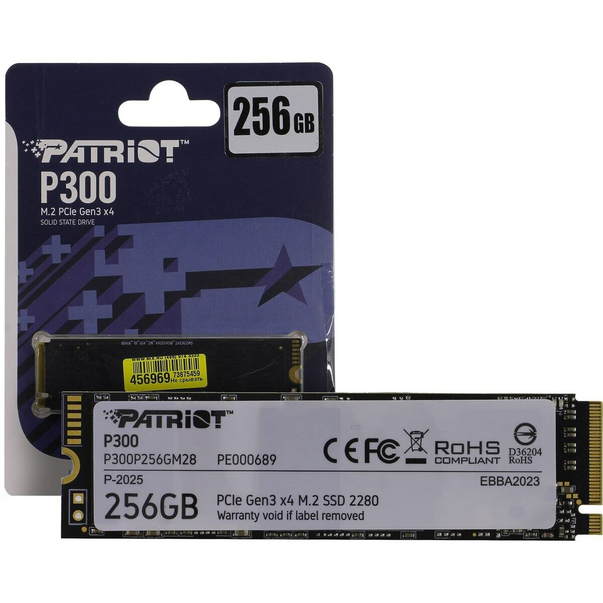 Твердотельный накопитель Patriot Memory P300 M.2 P300P256GM28