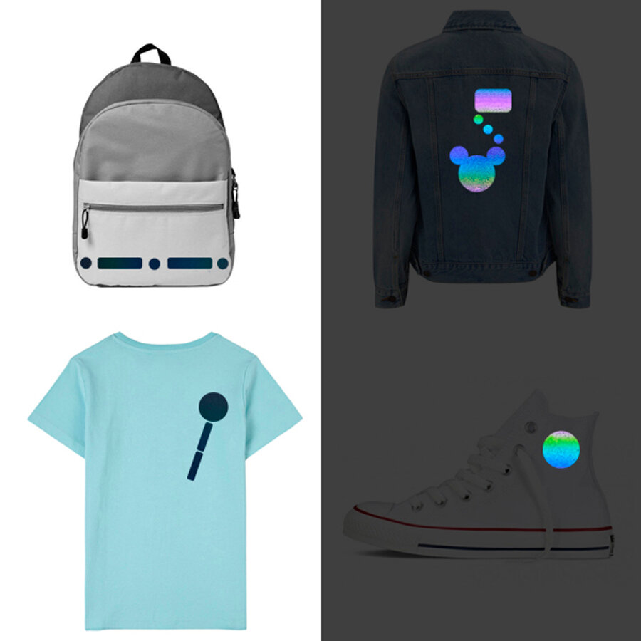 Латки термоклеящие для одежды Self Line "Круг, прамоугольник" — фото 1