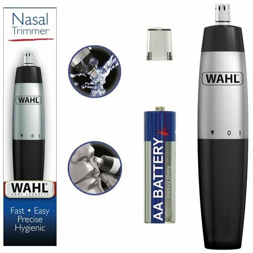 Триммер Wahl 5642-316 для удаления волос в носу и ушах на батарейках черныйсеребро 69000₽