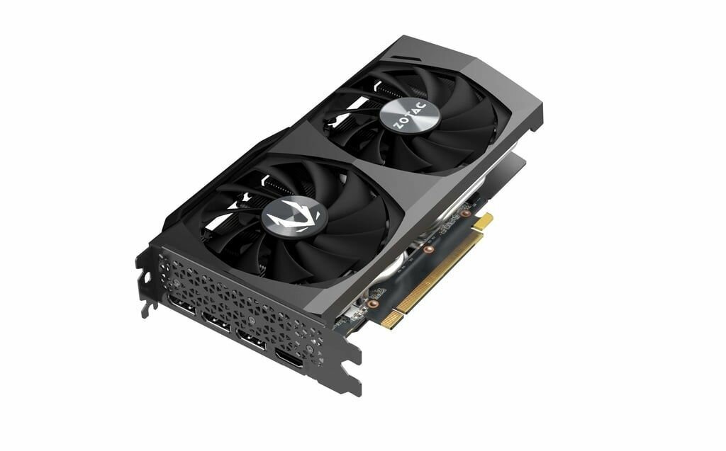 Видеокарта Zotac, RTX 3060, Twin Edge OC, LHR, 12ГБ — фото 1