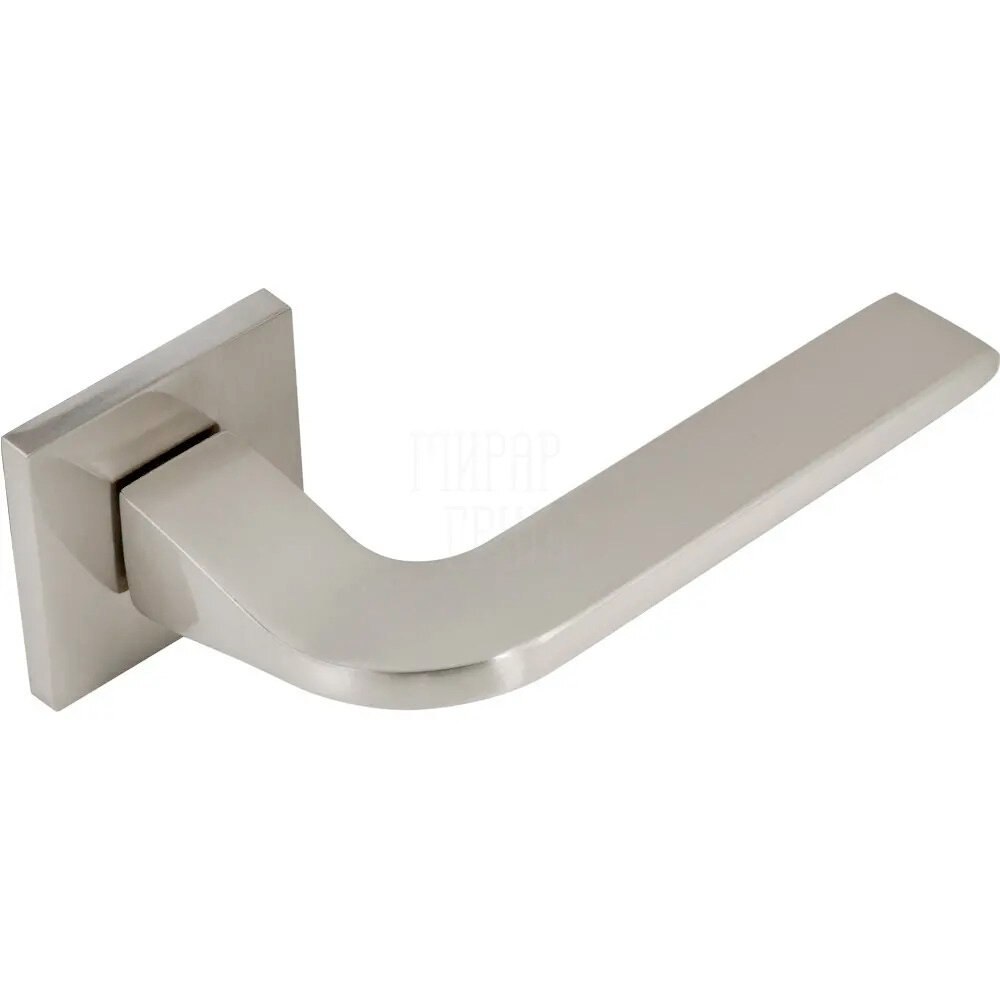 Дверная ручка на квадратной розетке ADDEN BAU  URSA  S 552 никель