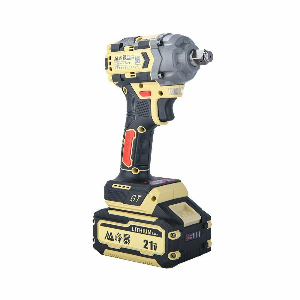 Изображение FENGBAO 4.0AH*2 Гайковерт аккумуляторный ударный 380N. M,21B