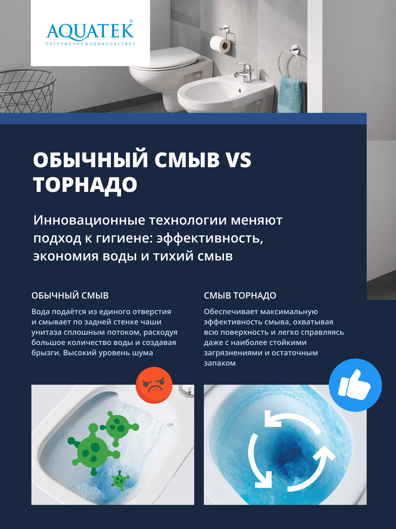 Комплект инсталляции GROHE Rapid SL с унитазом Aquatek ЕВРОПА и сиденьем с микролифтом, панель хром овальная (NW0163) — фото 1