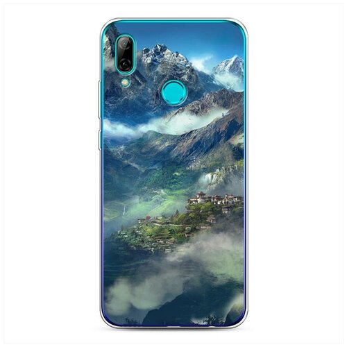 фото Силиконовый чехол "горы 9" на huawei p smart 2019 / хуавей п смарт 2019 case place