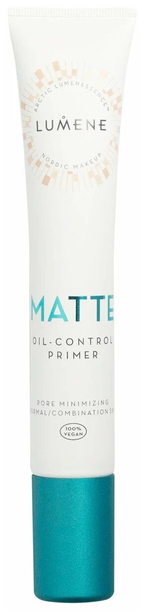 Lumene Праймер для лица Matte Oil-Control Primer, 20 мл, One shade