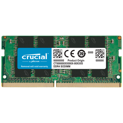 Оперативная память Crucial 16 ГБ DDR4 2666 МГц SODIMM CL19 CT16G4SFD8266