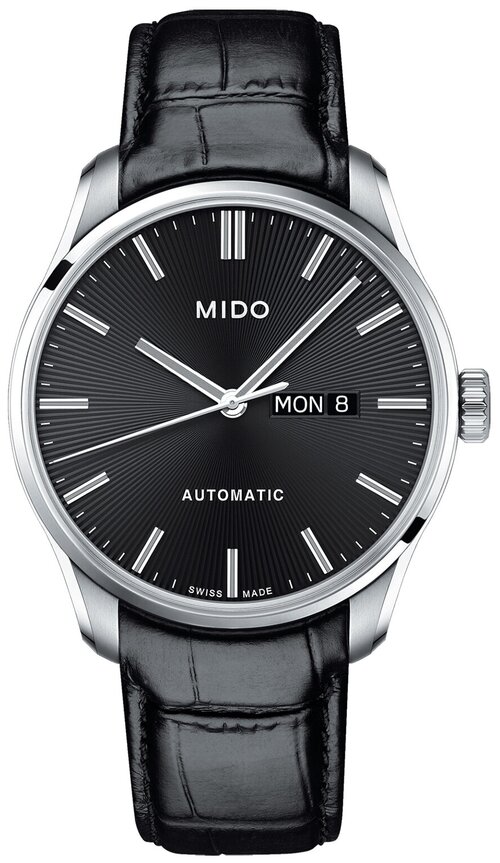 Наручные часы Mido Belluna, серебряный, черный