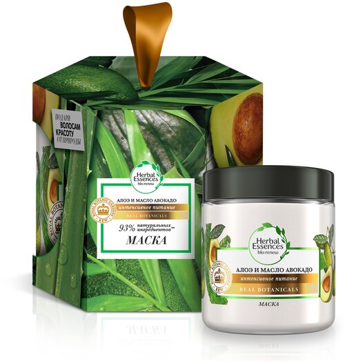 Herbal Essences Подарочный набор Маска для волос Интенсивное питание, 250 г, 250 мл, банка