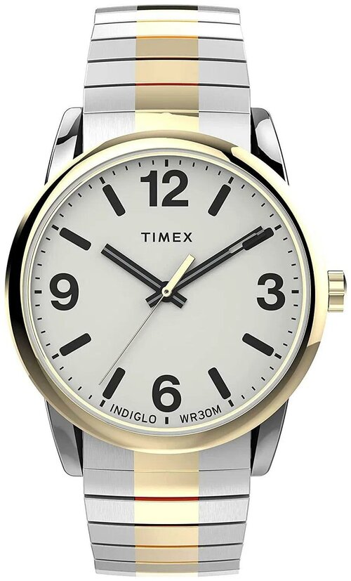 Наручные часы TIMEX Easy Reader TW2U98600, золотой, белый