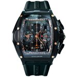 Швейцарские механические наручные часы CVSTOS Challenge-III-Chrono-Steel-Black с хронографом - изображение