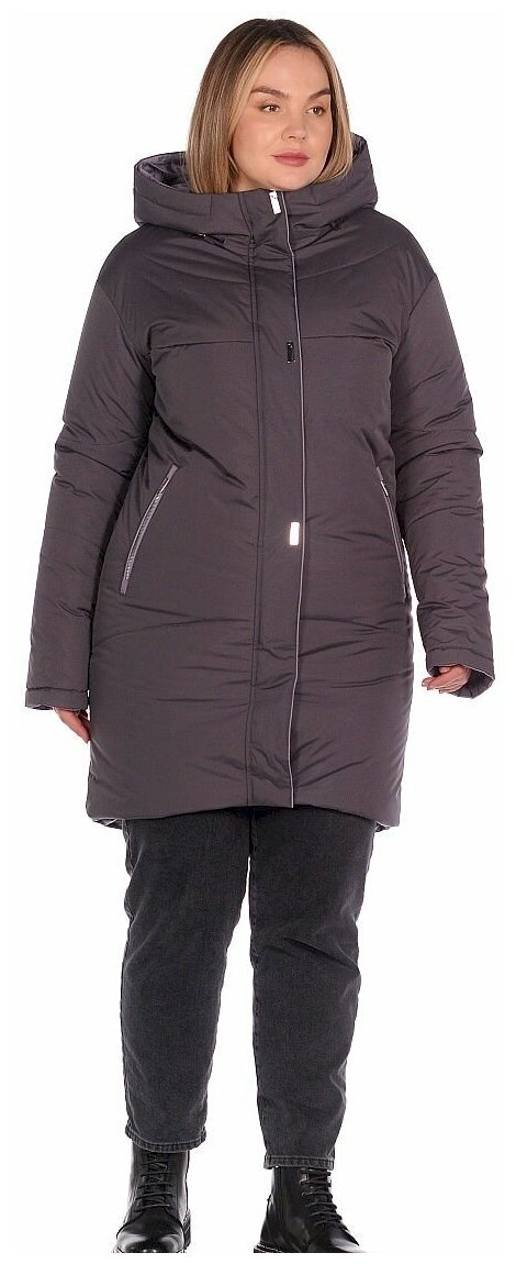 Куртка  Maritta зимняя, средней длины, утепленная, водонепроницаемая, ветрозащитная, размер 42(52RU)