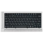 Клавиатура для ноутбука Acer Aspire 1830T 1825 1810T черная, плоский Enter - изображение