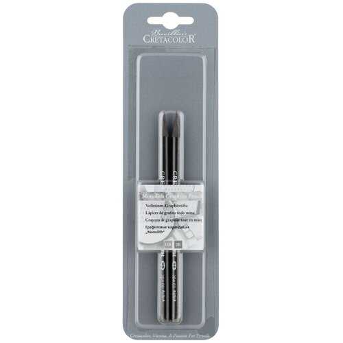 Чернографитовые карандаши CretacoloR Чернографитовые карандаши Monolith, 2 карандаша твердость: 8B, 9B