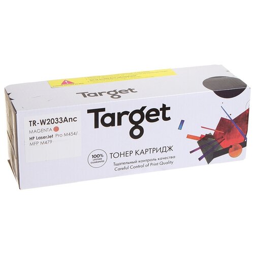 Картридж Target TR-W2033Anc, 2000 стр, пурпурный картридж target tr cltm407s 1000 стр пурпурный