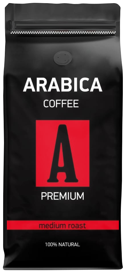 Кофе в зернах ARABICA COFFEE свежеобжаренный, 1 кг (арабика Бразилия Бурбон 100%)