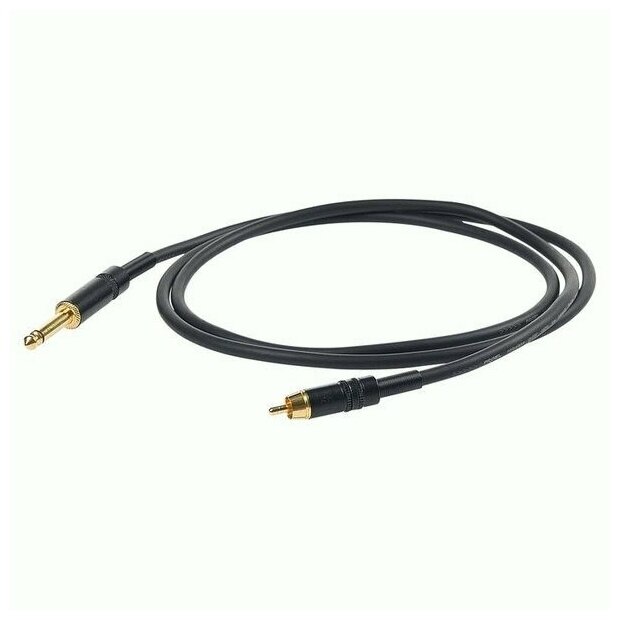 Proel CHLP220LU3 - сценический иструментальный кабель, 6.3 джек моно <-> RCA - 3 м