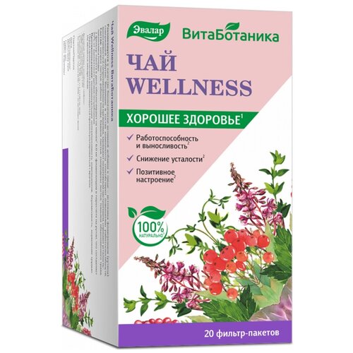 ЧАЙ WELLNESS витаботаника ф/п 1,5 №20