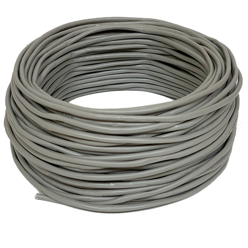 EWS 25 AWG Витая пара FTP кат.5E, медь, 4х2 пар. серый ПВХ, внутренний, экран, Бухта 100м