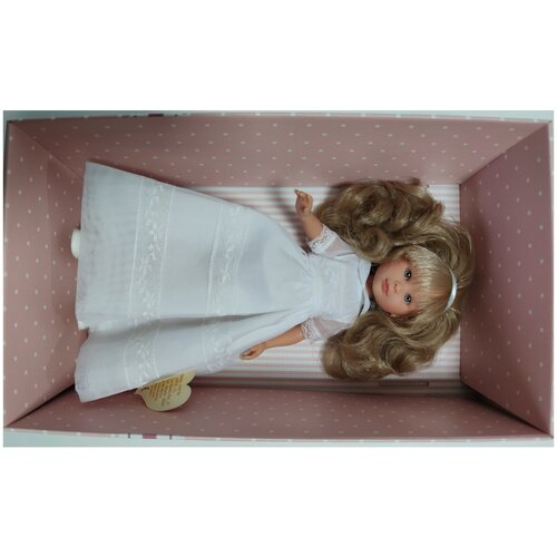 фото Asi asi кукла виниловая аси (asi) - селия в белом платье (30 см)