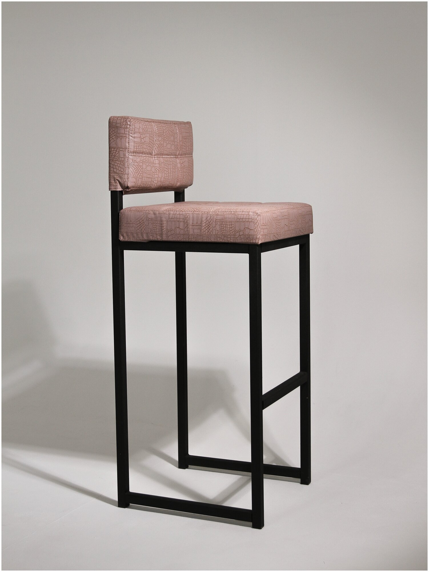 Барный стул со спинкой для кухни Лофт-1 - фотография № 3