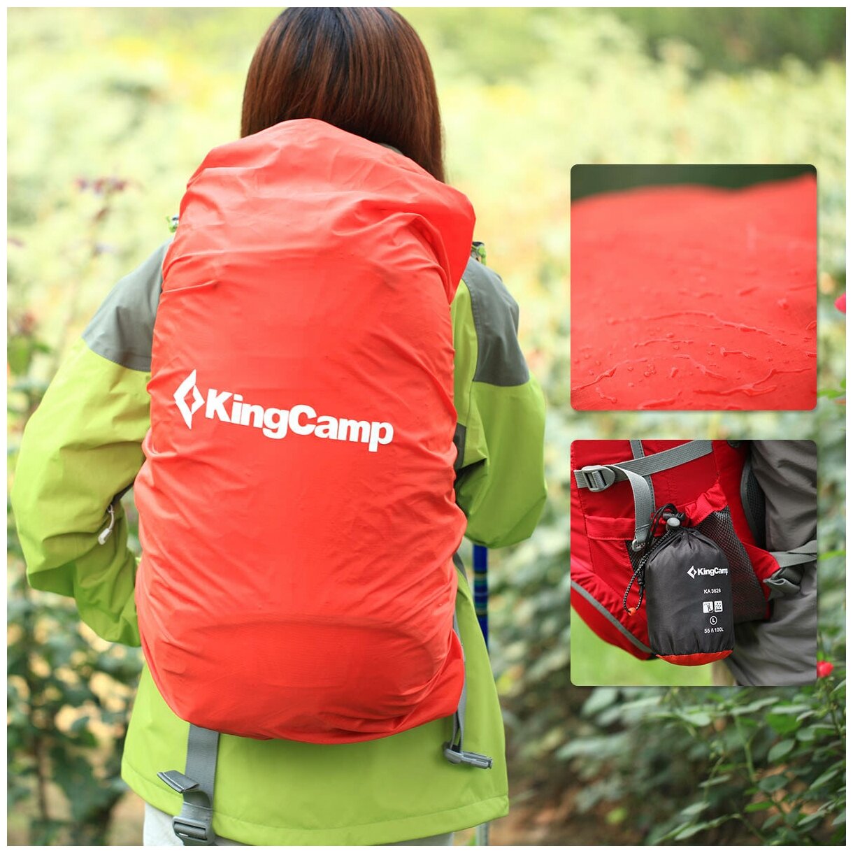 Накидка на рюкзак King Camp Rain Cover S