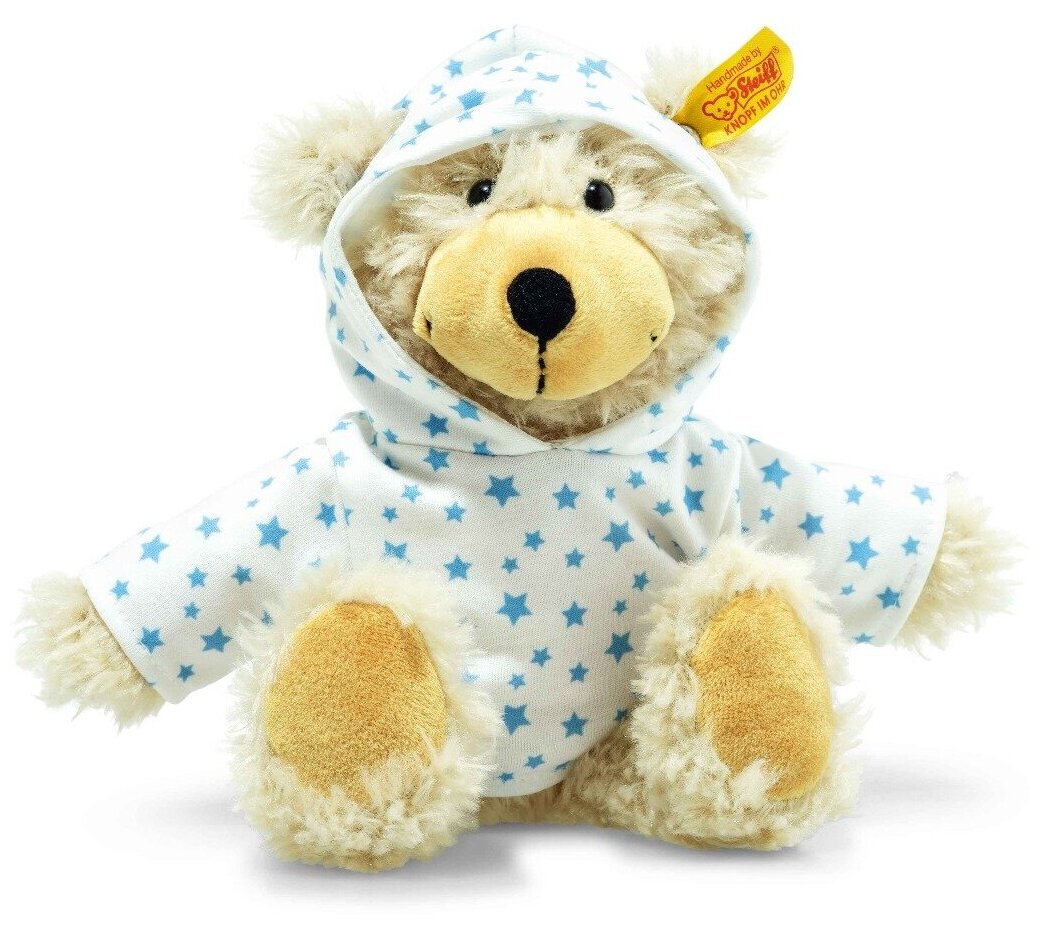 Мягкая игрушка Steiff Charly Stars dangling Teddy bear with hoody (Штайф медвежонок Тедди в худи со звездами)