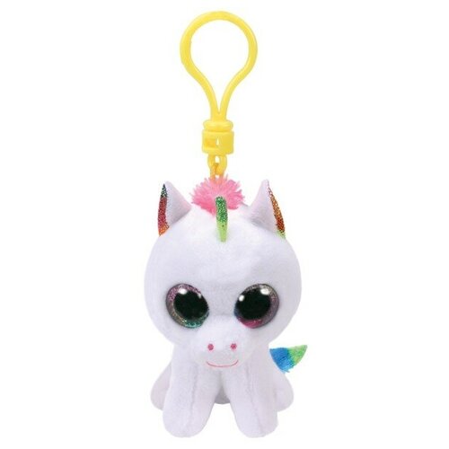 Игрушка-брелок TY Beanie boos Единорог Pixy, 10 см, белый