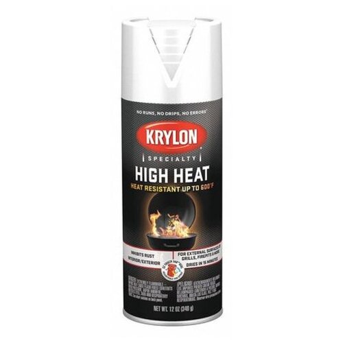Краска Krylon High Heat термостойкая, белый