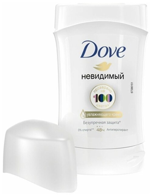 Dove Антиперспирант-карандаш Невидимый, 40 мл