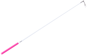 Палочка для художественной гимнастики Chante Barre CH15-500-21-31, 50 см, белый/розовый