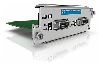 Модуль HPE дополнительный HP J9149A 2-port 10GbE CX4 al module