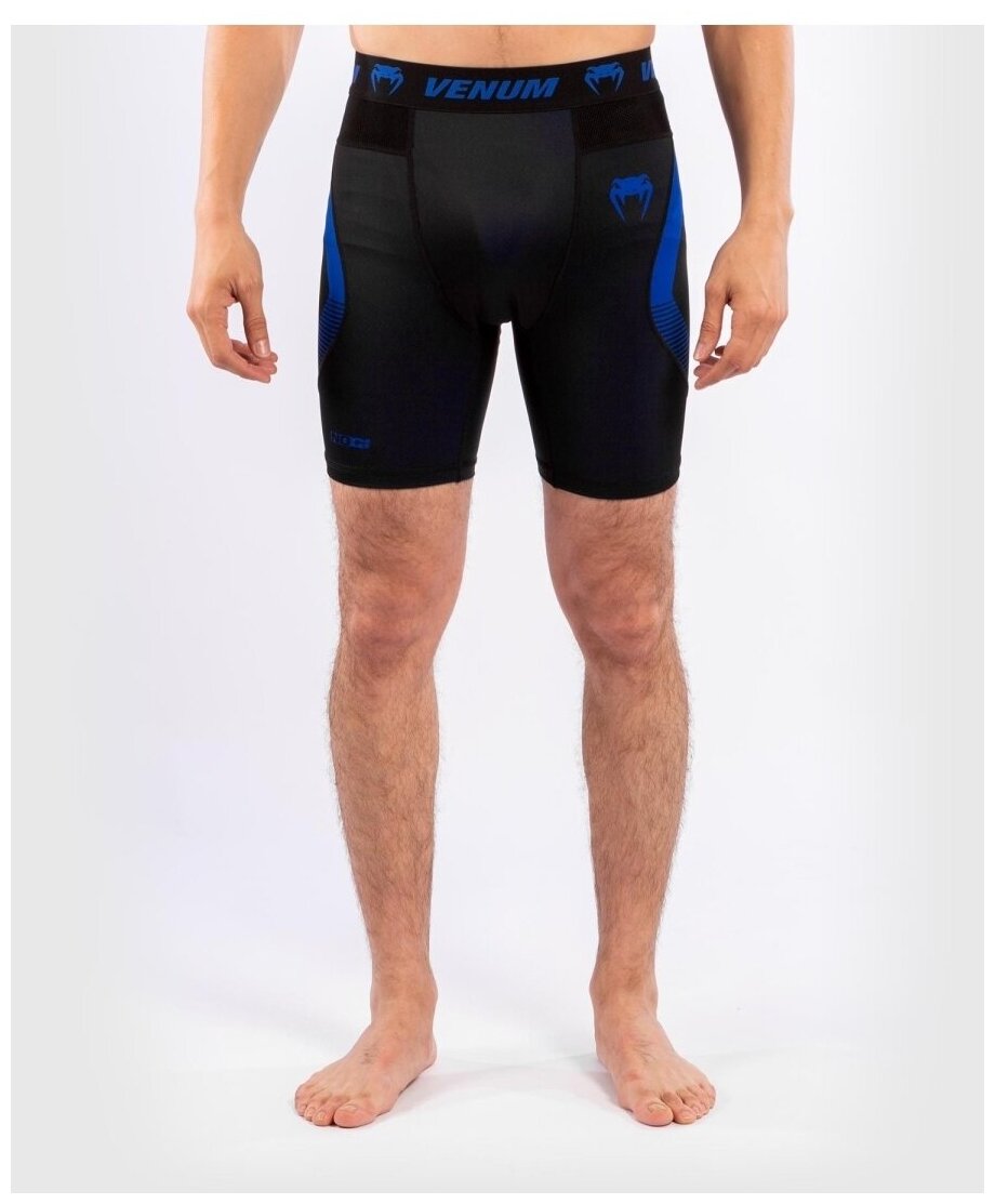 Компресионные шорты Venum No Gi 3.0 Black/Blue 