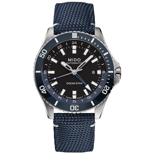 фото Наручные часы mido часы mido ocean star gmt m026.629.17.051.00, синий