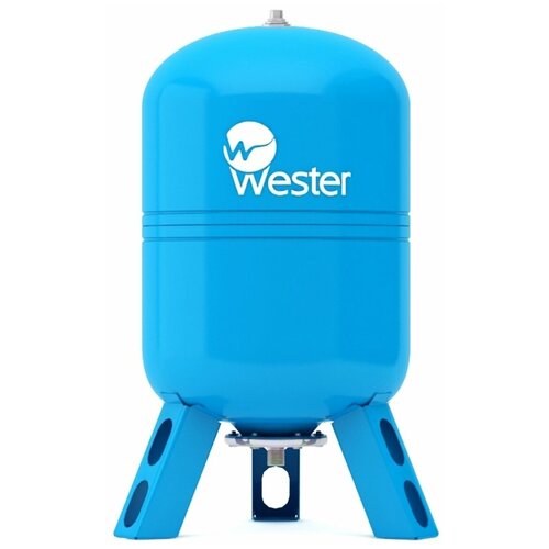 Гидроаккумулятор WESTER WAV 500 синий, вертикальный wester гидроаккумулятор wester wav 500 top объем л 500