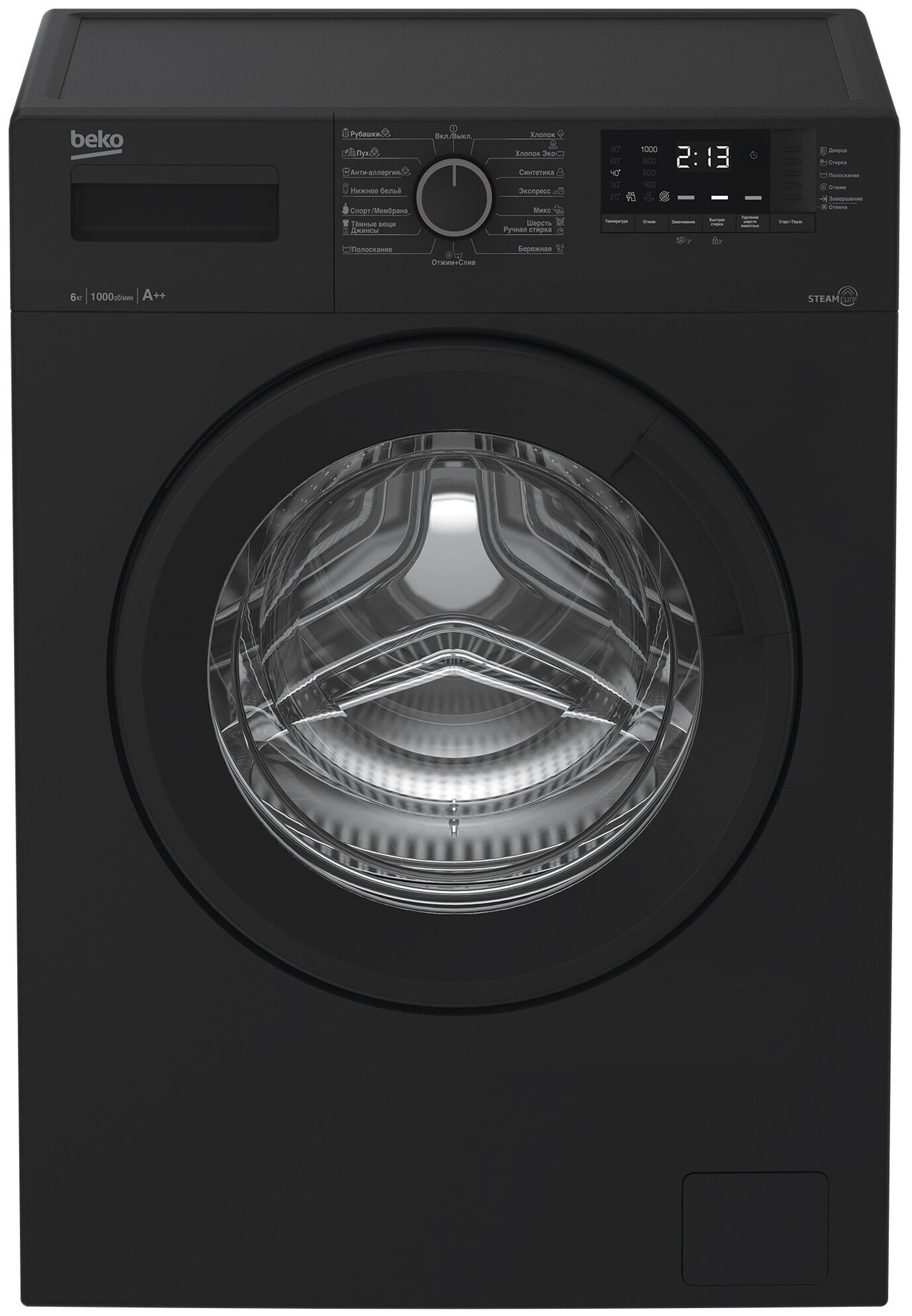 Стиральная машина Beko SteamCure WSRE6512ZAA - фотография № 2