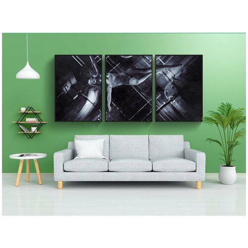 фото Набор модулных постеров для интерьера "женщина, девочка, падение" 60x90 см. в тубусе, без рамки lotsprints