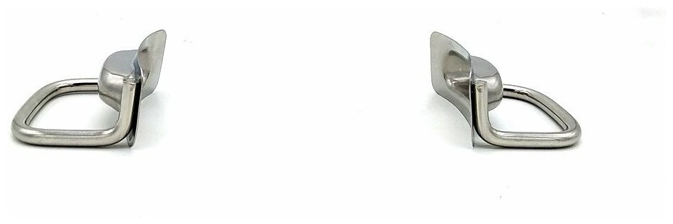 Ручка 2 шт нержавеющая сталь боковая, для кастрюль диаметром 140 мм - фотография № 5