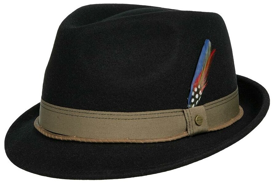 Шляпа STETSON арт. 1238109 TRILBY WOOLFELT (черный) 