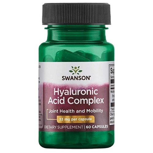 Капсулы SWANSON Hyaluronic Acid Complex 33 мг, 60 шт.