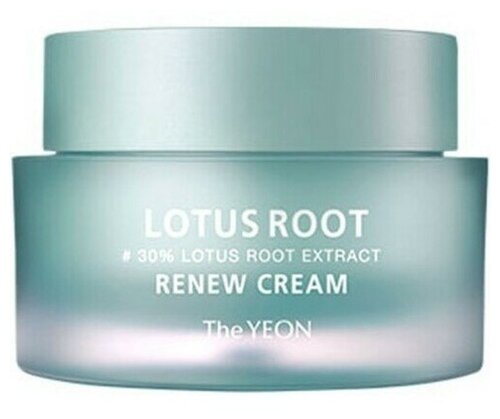 The yeon Lotus Root Renew Cream Крем увлажняющий для лица с экстрактом лотоса, 50 мл