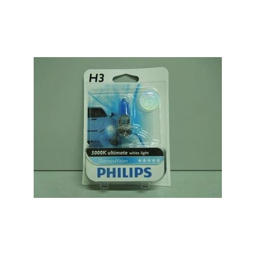 фото Лампа philips h3-12-55 diamond vision блистер