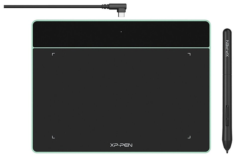 Графический планшет XPPen Deco Fun S зеленый (decofuns_g) - фото №3