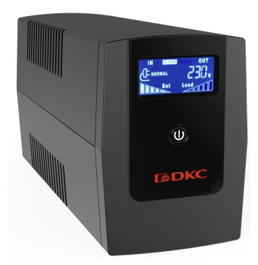 INFOLCD600I ИБП Info LCD, 600 ВА, IEC C13 (3), USB + RJ45 ДКС - фото №1