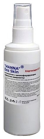 MANNA Dez Skin хлоргексидин 005% универсальная жидкость с антибактериальным эффектом для кожи (спрей)