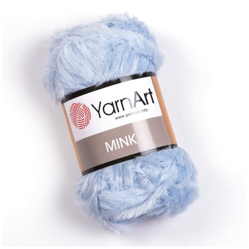 Пряжа YarnArt Mink 351 (голубой) 10 шт.