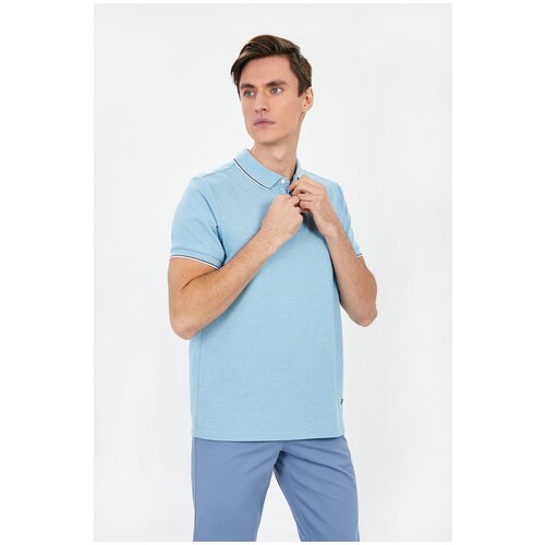 фото Поло baon поло с тонкой окантовкой (арт. baon b701011)