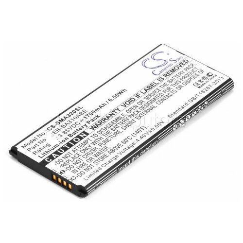 аккумулятор cs sma320sl eb ba310abe для samsung galaxy a3 2016 sm a310 3 85v 1700mah 6 55wh Аккумулятор для Samsung Galaxy A3 2016 (EB-BA310ABE)