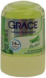 Дезодорант кристаллический натуральный Алоэ Вера Грейс | Grace Crystal Deodorant Aloe Vera 50гр.