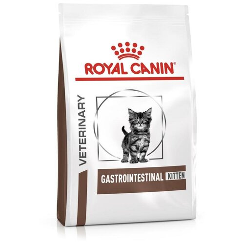 Сухой корм для котят Royal Canin Gastro Intestinal Kitten, при проблемах с ЖКТ, 2 шт. х 400 г