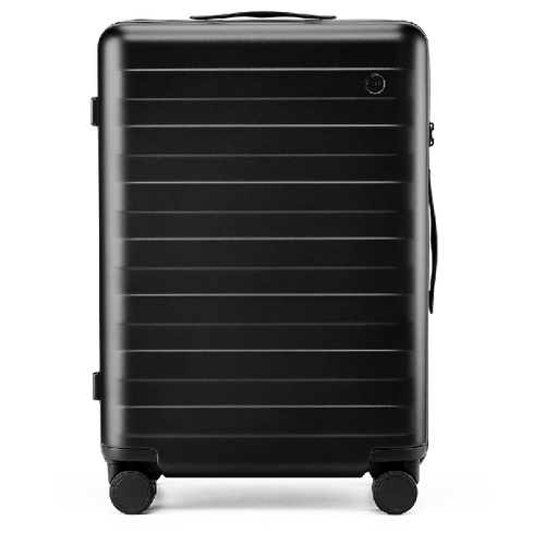 фото Чемодан-самокат ninetygo elbe luggage 13260, поликарбонат, износостойкий, рифленая поверхность, 35 л, черный